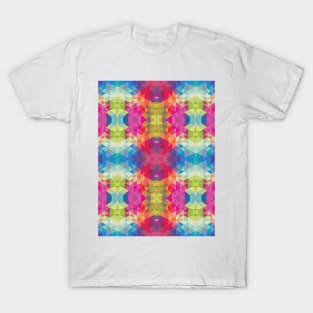 Geometric Fractal Kaleidoscope Rainbow T-Shirt